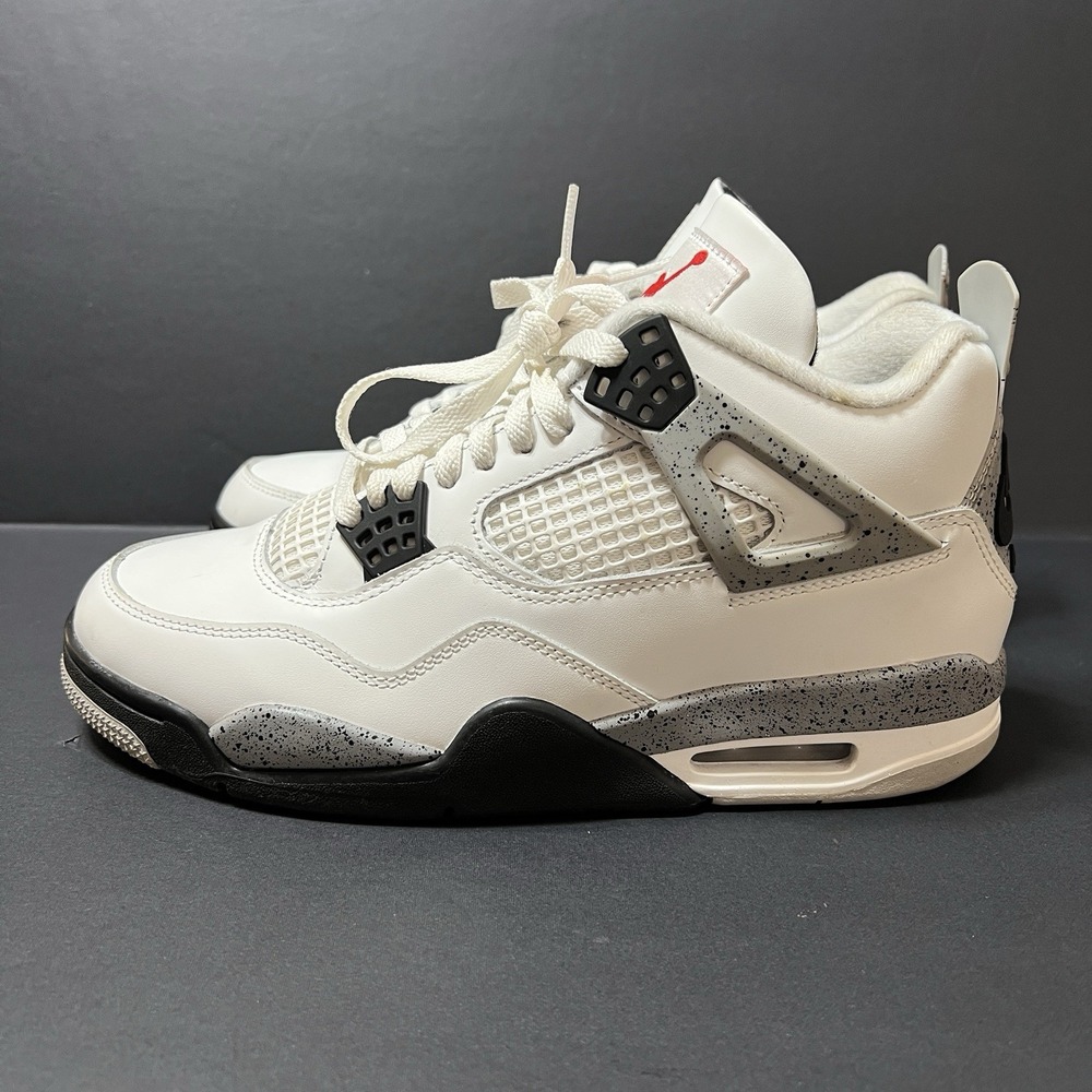 Nike Air Jordan 4 Retro White Cement Men's Size 9 (2024) FV5029-100